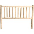 Rustic Log Pole Cedar Queen Bed Headboard