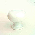 White Round Drawer Knob
