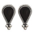 Onyx 'Black Teardrops' Earrings (Mexico)