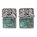 Sterling Silver 'Baroque' Earrings (Mexico)