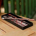 Set of 6 Wood 'Batik History' Pencils (Indonesia)