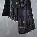 Silk 'Night of Gold' Shawl (India)