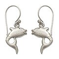 Sterling Silver 'Pisces Kiss' Earrings (Indonesia)