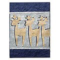 Set of 8 'Twilight Reindeer' Greeting Cards (Thailand)