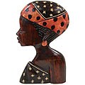 Carved Ohemaa Wall Hanging (Ghana)