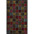 Viewpoint Sampler Black Rug (3'5 x 5'5)