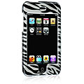 Apple iPod Touch 2 Silver Zebra Crystal Case