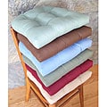 Brushed Twill No-Slip Chair Pad (Set of 4)