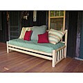 Rustic Log Pole Cedar Adirondack Day Bed