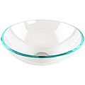 Fontaine Clear Vessel Sink Set and Push-pop Drain