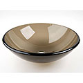 Fontaine Smokey Vessel Sink with Drain Assembly