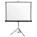 White Portable 60-in x 60-in Tripod Projector Screen