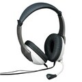 Deluxe Multimedia Gray Boom Microphone Stereo Headset