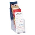 4-Tier Literature Holder, Leaflet,  Clear
