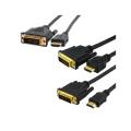 Eforcity 3-piece HDMI to DVI M/M Cable Bundle