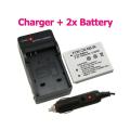 Li-ion Batteries/ Battery Charger for Canon NB-6L