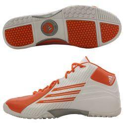 Adidas Men's 'Scorch' TR White/ Orange Football Shoes