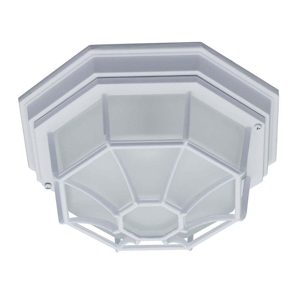 White Outdoor Flush Light