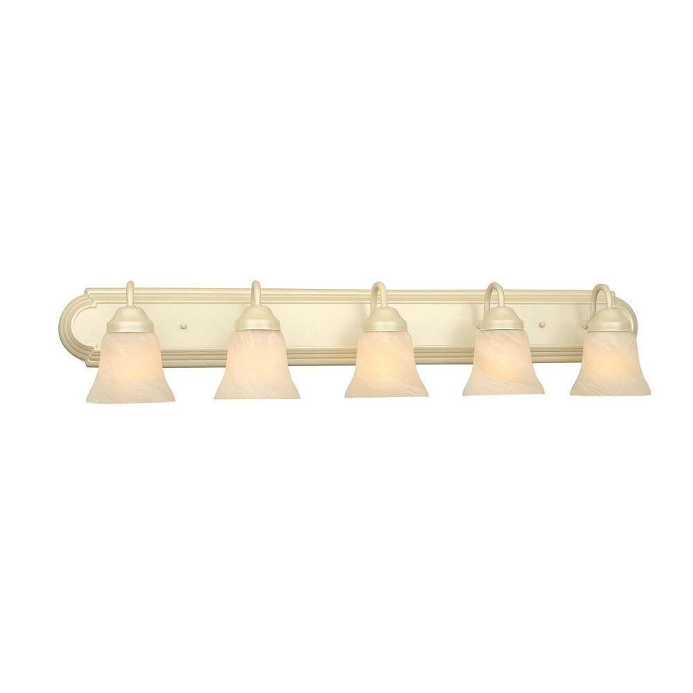 Pearl Finished 5-light Vanity