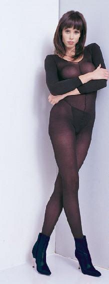 Leg Avenue Crotchless Opaque Lycra Bodystocking