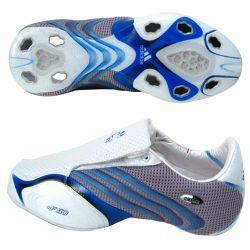 Adidas +F50.6 Tunit Upper White and Blue Men's Soccer Shoes
