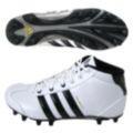 Adidas University LE Mid Men's White/ Black Football Cleats