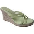 Tommy Bahama No Knotsense Green Wedge Sandals