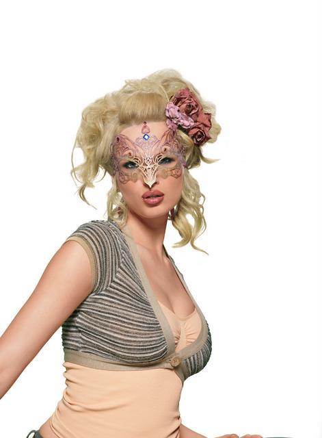 Sexy Pink Fantasy Masquerade Mask