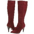 Via Spiga Rouge Merlot Suede Boots