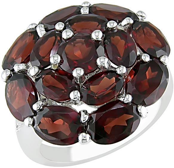 Sterling Silver Garnet Ring