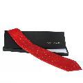 Bvlgari Stelle Fillanti Red Silk Necktie