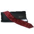 Bvlgari Confetti Red 7-fold Silk Necktie