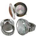 Betsey Johnson Women's Crystal Watch Ring