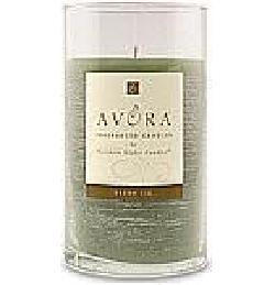 Fresh Fig 3x6-inch Glass Pillar Scented Candle