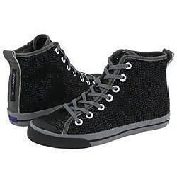 Keds Women's 'Nanette Rave Bootie' Black Sequin Shoes (Size 9.5M)