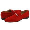 Donald J Pliner Pilot Men's Red Suede Shoes (10.5D - Medium)
