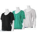 California Bloom Women's Flutter-sleeve Shirt
