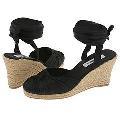 Steve Madden Barrier Black Fabric Pumps/Heels