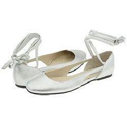 Steve Madden Tillary Silver Leather Flats