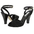 Steve Madden Denisse Black Fabric Sandals