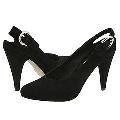 Steve Madden Honee Black Suede Pumps/Heels