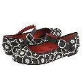 Steve Madden Liraa Black Multi Flats