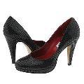 Steve Madden Bogarrt Black Snake Pumps/Heels