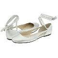 Steve Madden Tillary Silver Leather Flats