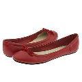 Steve Madden Trebble Red Leather Flats