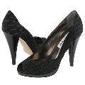 Steve Madden Richh Black Pinstripe Pumps/Heels