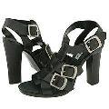 Steve Madden Azteca Black Leather Sandals