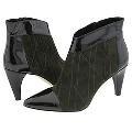 Franco Sarto Laugh Grey Suede/Black Patent Boots