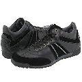 Steve Madden Ikkon Black Leather Athletic