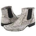 Steve Madden Staff Grey Leather Boots